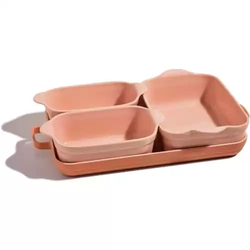 Our Place Bakeware Set | 5-Piece Nonstick Blue Salt Color