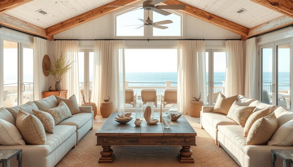 coastal living room decor