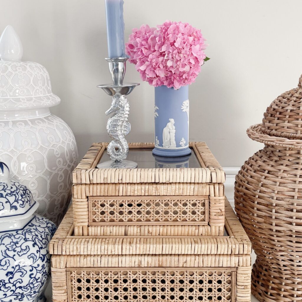 coastal rattan boxes